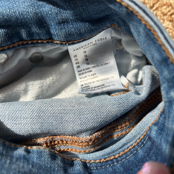 American Eagle Outfitters Light Blue Jean Shorts - Picture 3 of 4